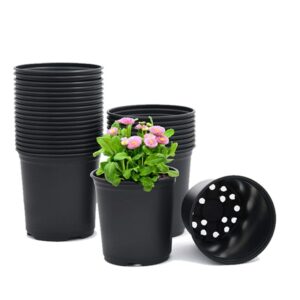 Chậu Trồng Cây, Nhựa Cứng, Thoát Nước Tốt, Nhiều Kích Thước Trồng Cây, Hoa, Kiểng Lá, Sen Đá