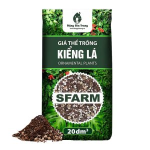 Đất Trồng Kiểng Lá Greenhome, Sfarm, Bao 20dm3 (= 8KG), Giá Thể Trộn Sẵn, Tiện Lợi Cho Monstera, Rễ Khoẻ, Thân To, Lá Dày