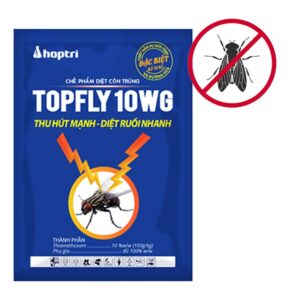 Thuốc Diệt Ruồi Topfly 10wg, Gói 20gr, Thu Hút Mạnh, Diệt Ruồi Nhanh, Hiệu Quả, An Toàn, Tiết Kiệm