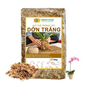 Dớn Trắng Chile, Newzita, Gói 100gr, Đã Qua Xử Lý, Giá Thể, Giữ Ẩm Tốt, Kháng Khuẩn Tự Nhiên, Trồng Lan, Kiểng