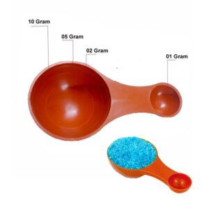 Muỗng Đong Định Lượng, 2 Đầu, Chia Vạch Sẵn, Tiện Lợi, Đong Phân Bón Dạng Bột, Gia Vị