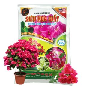 Phân Bón Hoa Giấy, Bao 700gr, Hữu Cơ, Giúp Thân Cứng Cáp, Tạo Tán, Ra Bông Nhiều, Lâu Tàn