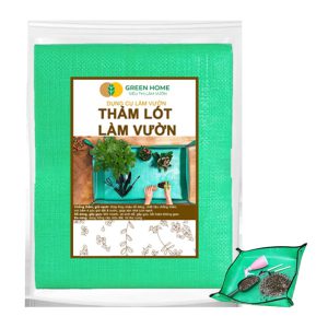 Thảm Lót Làm Vườn Greenhome, D100xR100cm, Trộn Đất, Thay Chậu, Trồng Cây Sạch Sẽ Chống Thấm Nước, Dễ Vệ Sinh, Gấp Gọn