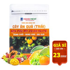 Phân Bón Cây Ăn Quả , NPK Phú Mỹ, Gói 500gr, Sung Chồi, Bung Hoa, Sai Quả, Năng Suất Cao, Hạn Chế Rụng Trái Non
