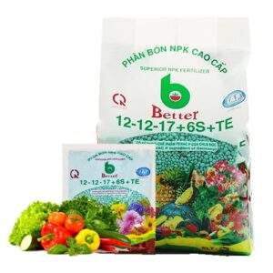 Phân bón NPK 12-12-17-6S+TE, Better, Kích Ra Hoa, Tăng Đậu Trái Trên Kiểng, Cây Ăn Trái, Củ, Quả