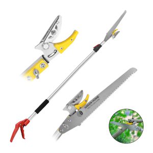 Kéo Cắt Cành Trên Cao Greenhome,1,8-3m, Làm Vườn, Thiết Kế, Tối Ưu Giảm Lực Tay, Đa Năng, Dễ Sử Dụng