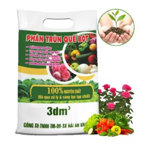 Phân Trùn Quế Greenhome, Hải An Khang, Bao 3dm3, Nguyên Chất, Bổ Sung Dinh Dưỡng, Cải Tạo Đất, Bón Rau