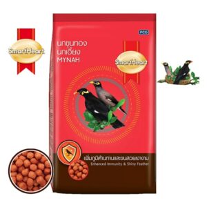 Cám Chim Sáo, Nhồng Thái, Greenhome, Smartheart, Gói 400gr, Tăng Cường Hệ Miễn Dịch Và Bộ Lông Bóng Mượt, Màu Sắc Rực Rỡ