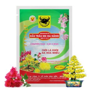 Phân NPK 17-12-7 Greenhome, Đầu Trâu, Bao 200Gr, Chồi Lá Khỏe - Ra Hoa Nhiều, Chuyên Hoa Và Cây Cảnh