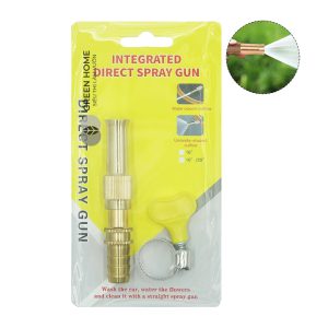 Đầu Vòi Xịt Tăng Áp Greenhome, D9xR1,5cm, Bằng Đồng, Dùng Tưới Cây, Rửa Xe, Rửa Sân Vườn