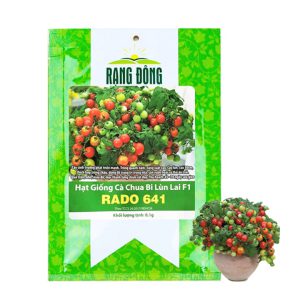 Hạt Giống Cà Chua Bi Lùn Lai F1 GreenHome, Gói 0,1g~30 hạt, Dễ Trồng Quanh Năm, Trồng Chậu T41