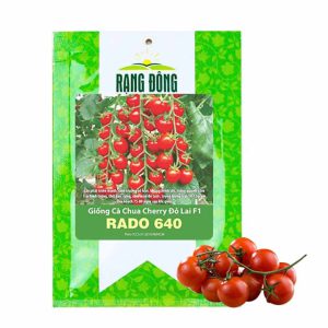 Hạt Giống Cà Chua Cherry Đỏ Lai F1 GreenHome, Gói 0,1g~45 hạt, Dễ Trồng Quanh Năm, Nhiều Quả T43