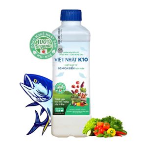 Phân Đạm Cá Hữu Cơ Sinh Học GreenHome, Dịch Cá Biển Thủy Phân K10, Chai 1Lít, Hàm Lượng Dinh Dưỡng Cao, Thế Tệ Mới, Công Nghệ Nhật Bản
