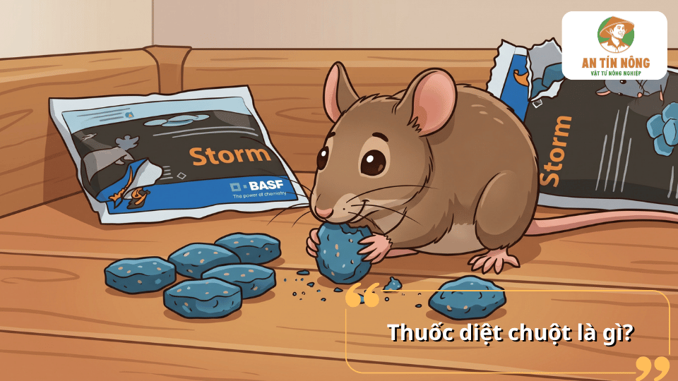 Thuốc diệt chuột là chế phẩm giúp kiểm soát và tiêu diệt chuột gây hại, bảo vệ nông sản, kho hàng, nhà ở và môi trường sống.