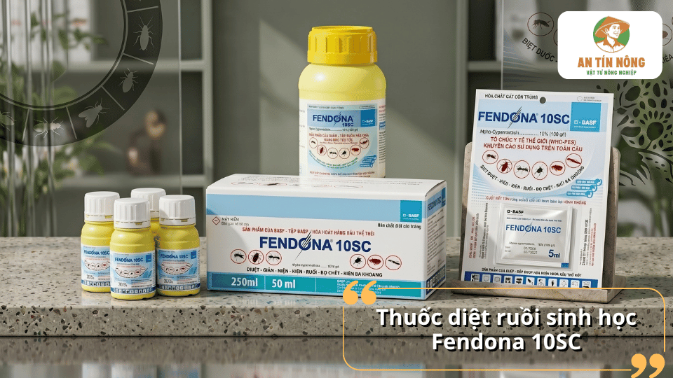 Thuốc diệt ruồi Fendona 10SC giúp kiểm soát ruồi và nhiều loại côn trùng gây hại
