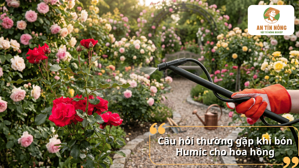 Giải đáp các câu hỏi thường gặp về cách bón Humic cho hoa hồng để cây phát triển khỏe mạnh.