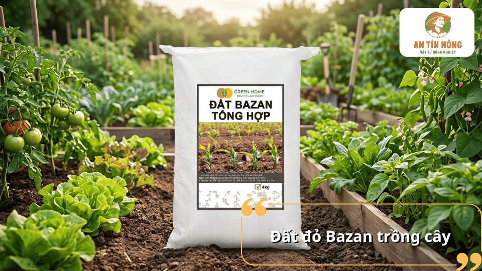 Đất đỏ Bazan trồng cây phù hợp sử dụng cho nhiều loại cây và rau.